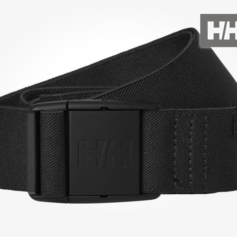 Helly Hansen Men's Black Adventure Elastic Adjustable Belt- O/S